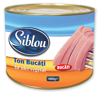 Ton bucati in ulei Siblou, Conserva, 1880 g