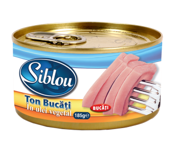 Ton bucati in ulei Siblou, Conserva, 185 g